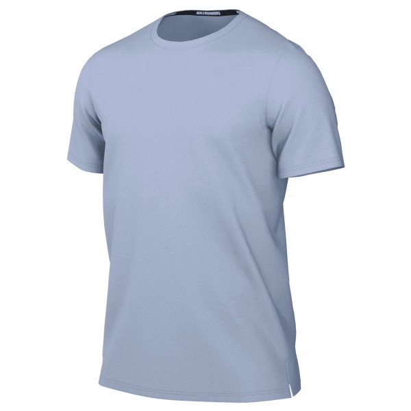 Nike - Miler Dri-FIT UV Run Division S/S - Funktionsshirt Gr L grau/lila von Nike