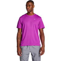 Nike Miler Herren T-Shirts - Lila - Größe M - Poly Jersey von Nike