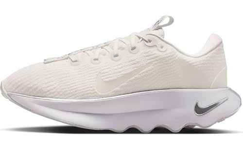 Nike Motiva Damen Walking-Schuh, Summit White/Weiß/Metallic Silver/Summit White, 39 EU von Nike