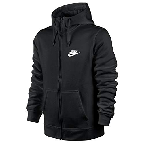 Nike NOS M NSW Club Hoodie FZ BB, schwarz - XL von Nike