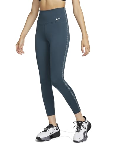 Nike One Therma-Fit 7/8 High Waist Tights Leggings (DE/NL/SE/PL, Alphanumerisch, L, Regular, Regular, deep Jungle) von Nike