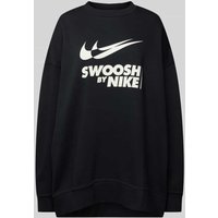 Nike Oversized Sweatshirt mit Label-Print in Black, Größe M von Nike