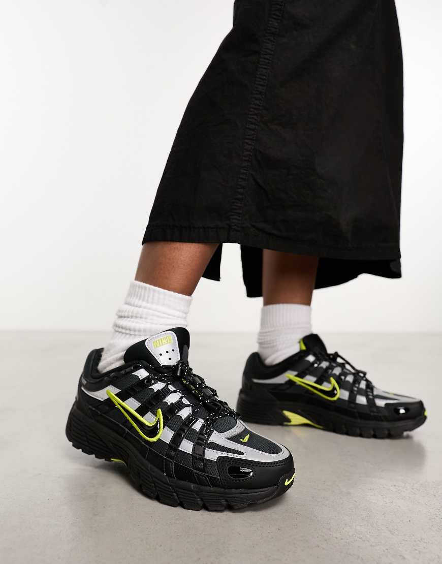 Nike - P-6000 - Unisex-Sneaker in Schwarz und Grün von Nike