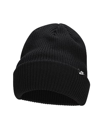 Nike Peak Futura Beanie Wintermütze (DE/NL/SE/PL, Alphanumerisch, Einheitsgröße, Black) von Nike