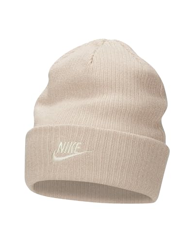 Nike Peak Metallic Beanie Wintermütze (DE/NL/SE/PL, Alphanumerisch, Einheitsgröße, Guava/Coco) von Nike