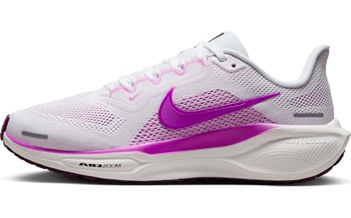 Nike Pegasus 41 Damen Straßenlaufschuh, White/Hyper Violet-Black-Beyond Pink, 40 EU von Nike