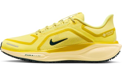 Nike Pegasus 41 Gore-TEX Wasserdichter Straßenlaufschuh für Herren Laufschuh, Lt Zitron/Seaweed-Bright Citron, 46 EU von Nike