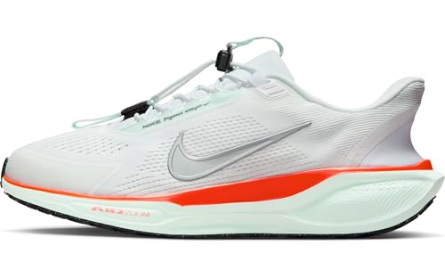 Nike Pegasus EasyOn Straßenlaufschuh für Herren Laufschuh, White/Metallic Silver-Bright Crimson, 42.5 EU Nike Pegasus EasyOn Straßenlaufschuh für Herren Laufschuh, White/Metallic Silver-Bright Crimson, 42.5 EU von Nike