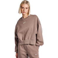 Nike Phoenix Oos Damen Sweatshirts - Braun - Größe S von Nike