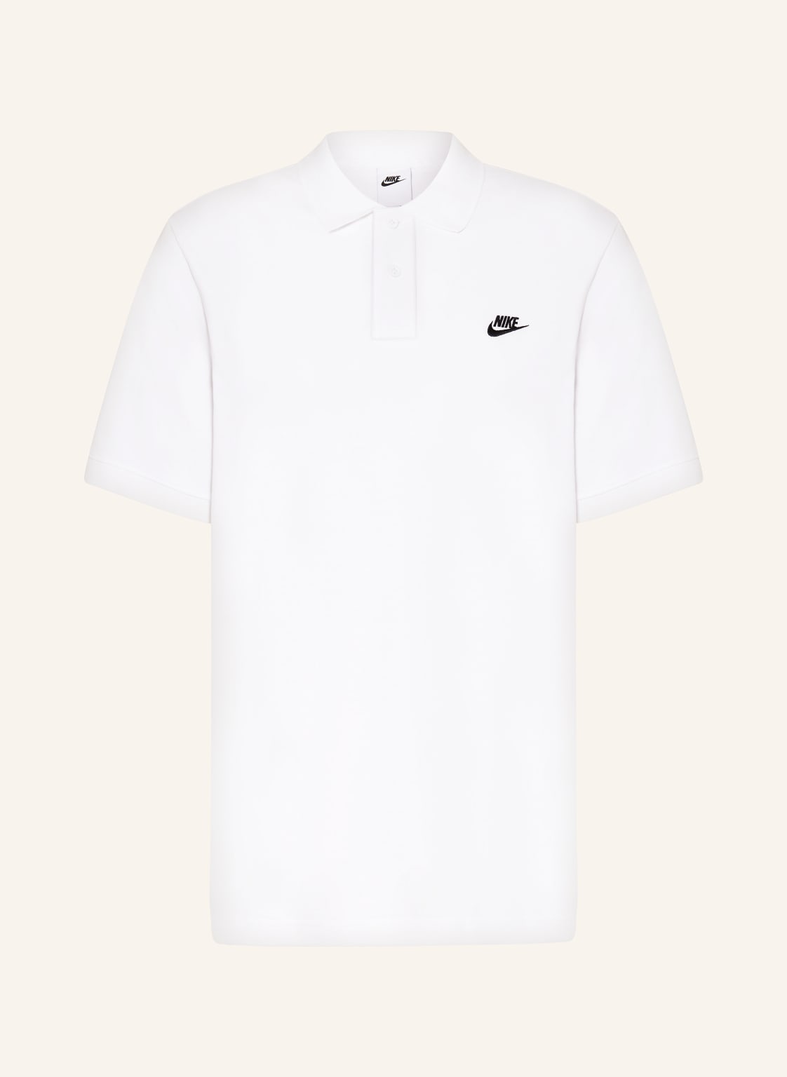 Nike Piqué-Poloshirt weiss von Nike