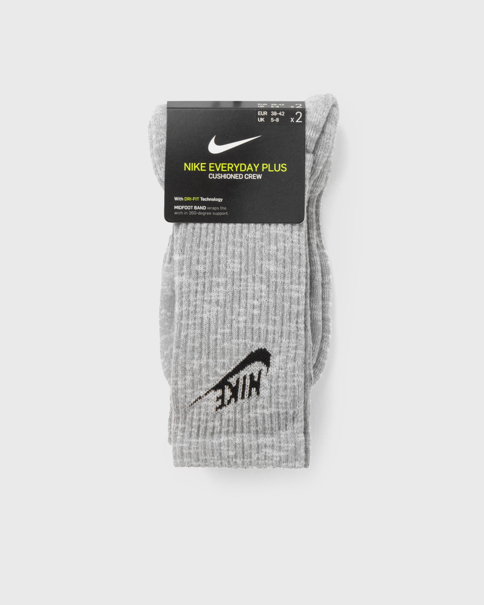 Nike Plus Cushioned Crew Socks men Socks grey in Größe:M von Nike