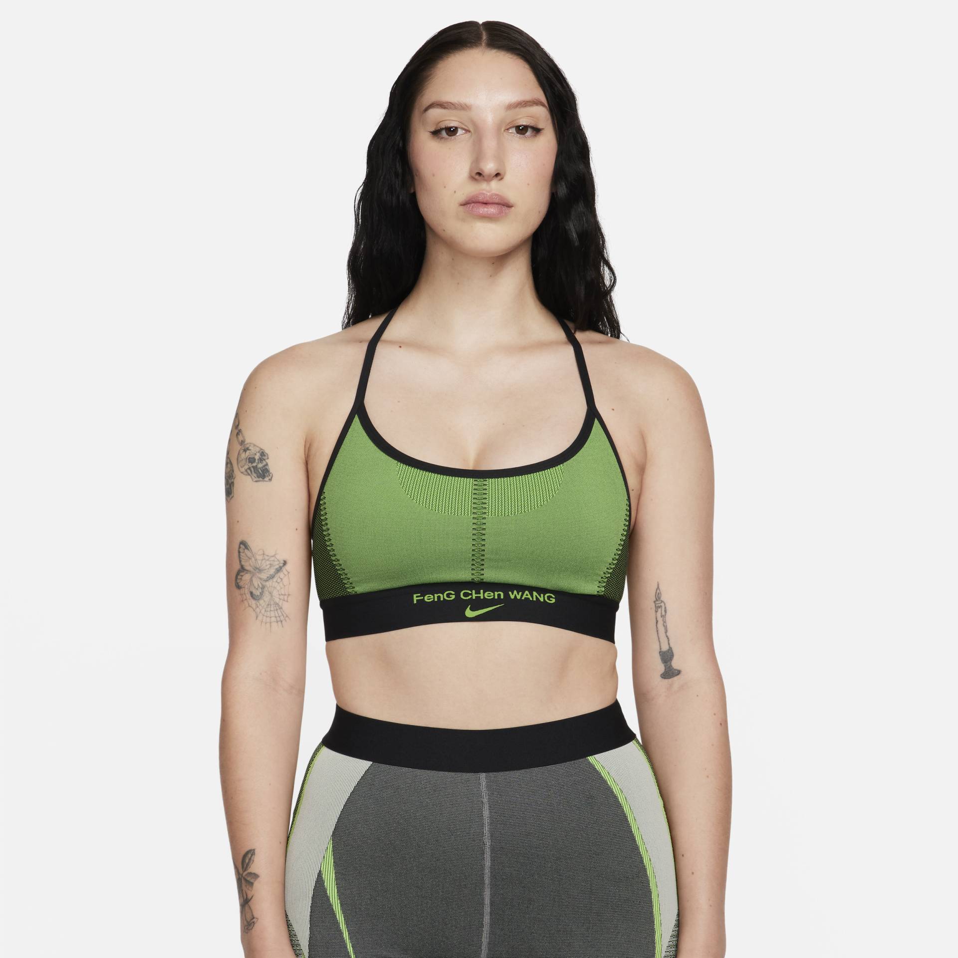 Nike x Feng Chen Wang Sport-BH für Damen - Schwarz von Nike