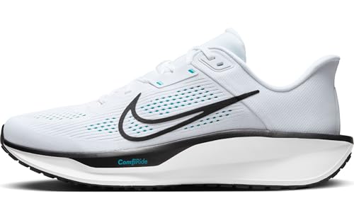 Nike Quest 6 Herren Straßenlaufschuh, White/Black-Dusty Cactus, 44 EU von Nike