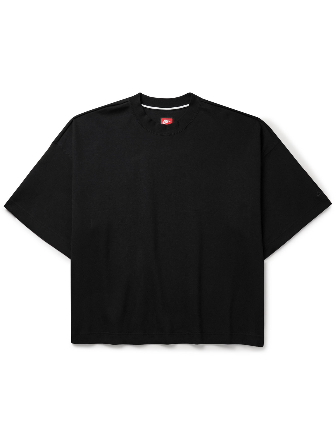 Nike - Re-Imagined Oversized Cotton-Blend Tech Fleece T-Shirt - Men - Black - L von Nike