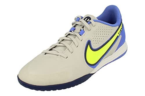 Nike React Legend 9 Pro IC Herren Football Boots DA1183 Trainers Schuhe (UK 11 US 12 EU 46, Grey Fog Volt Sapphire 075) von Nike