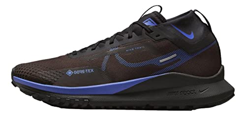 Nike React Pegasus Trail 4 GTX Herren Running Trainers FB2193 Sneakers Schuhe (UK 9.5 US 10.5 EU 44.5, Velvet Brown medium Blue Black 200) von Nike