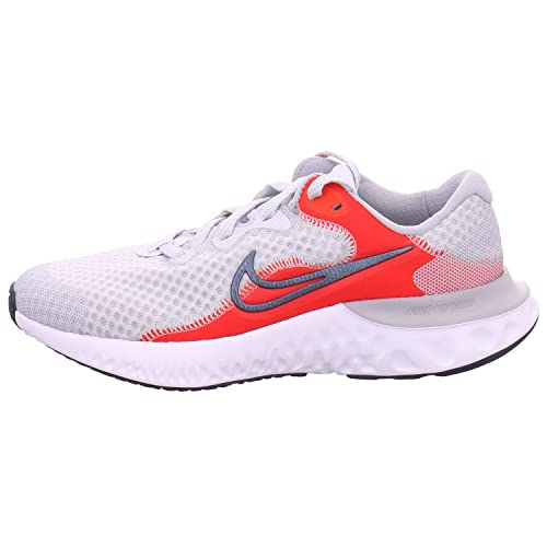 Nike Renew Run 2 Laufschuh, Pure Platinum/Deep Ocean-Chile Red, 40 EU von Nike