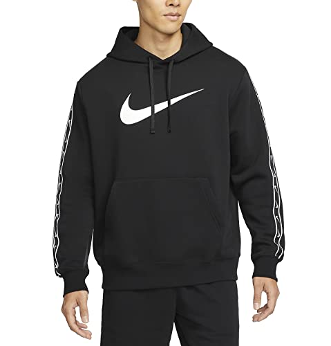 Nike Repeat Hoody (M, Black/White) von Nike