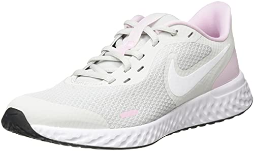 Nike Jungen Unisex Kinder Revolution 5 BQ5673 Gymnastikschuh, Photon Dust White Pink Foam, 22 EU von Nike