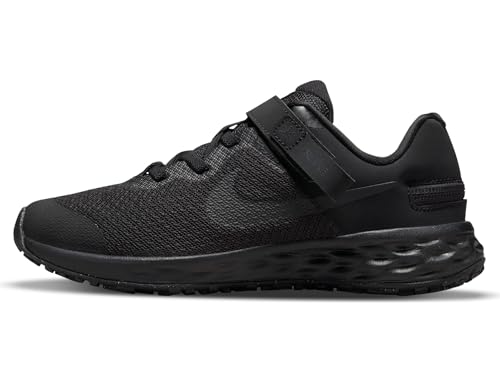 Nike Unisex Kinder Revolution 6 Flyease Running Shoe, Black Black Dark Smoke Grey, 29.5 EU von Nike
