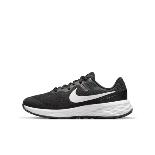 Nike Revolution 6 Kinder Sneaker, Black/White-Dk Smoke Grey, 32 EU von Nike