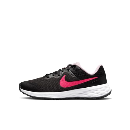 Nike Jungen Revolution 6 Nn (Gs) Sneaker, Black Hyper Pink Pink Foam, 37.5 EU von Nike