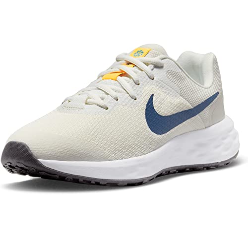 NIKE Revolution 6 Sneaker, Summit White/Diffused Blue-Light-Knochen, 18.5 EU von Nike