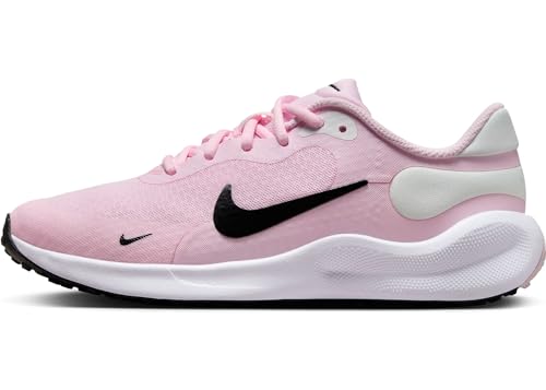 Nike Unisex Kinder Revolution 7 (Gs) Sportschuh, Pink Schaum Schwarz Summit Weiß Weiß, 38.5 EU von Nike