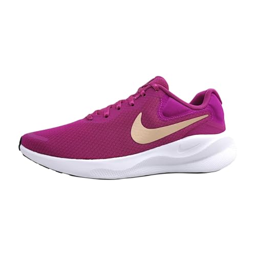 Nike Revolution 7 Straßenlaufschuh für Damen, Hot Fuchsia/Mtlc Red Bronze-White-Black, FB2208-501, 37.5 EU (W 6.5 US) von Nike