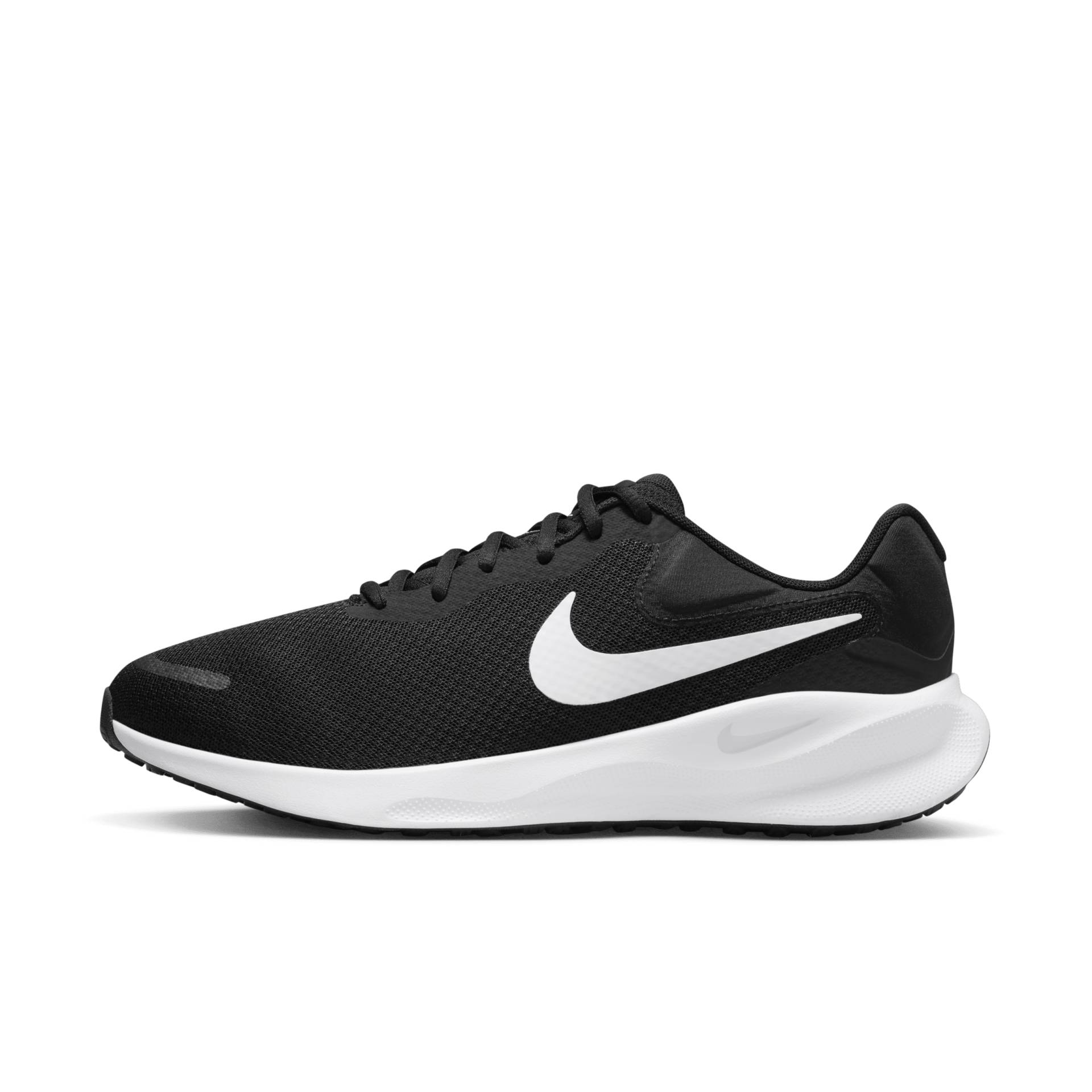 Nike Revolution 7 Herren-Straßenlaufschuh (extraweit) - Schwarz von Nike