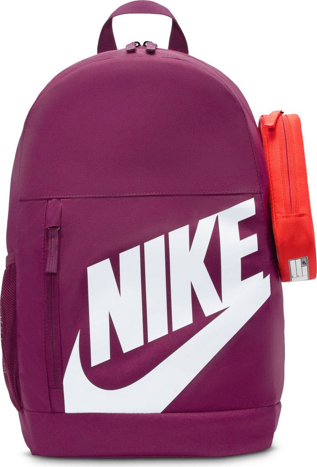 Nike Rucksack Nike Elemental Big Kids' Backpack (20L) (1-tlg), für Kinder, mit großem Hauptfach, aus Polyester von Nike