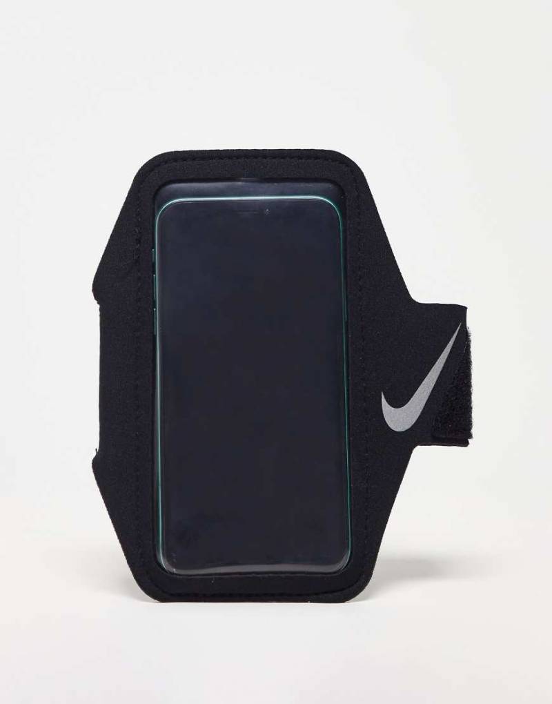 Nike Running Plus - Schmale Smartphone-Armmanschette in Schwarz von Nike