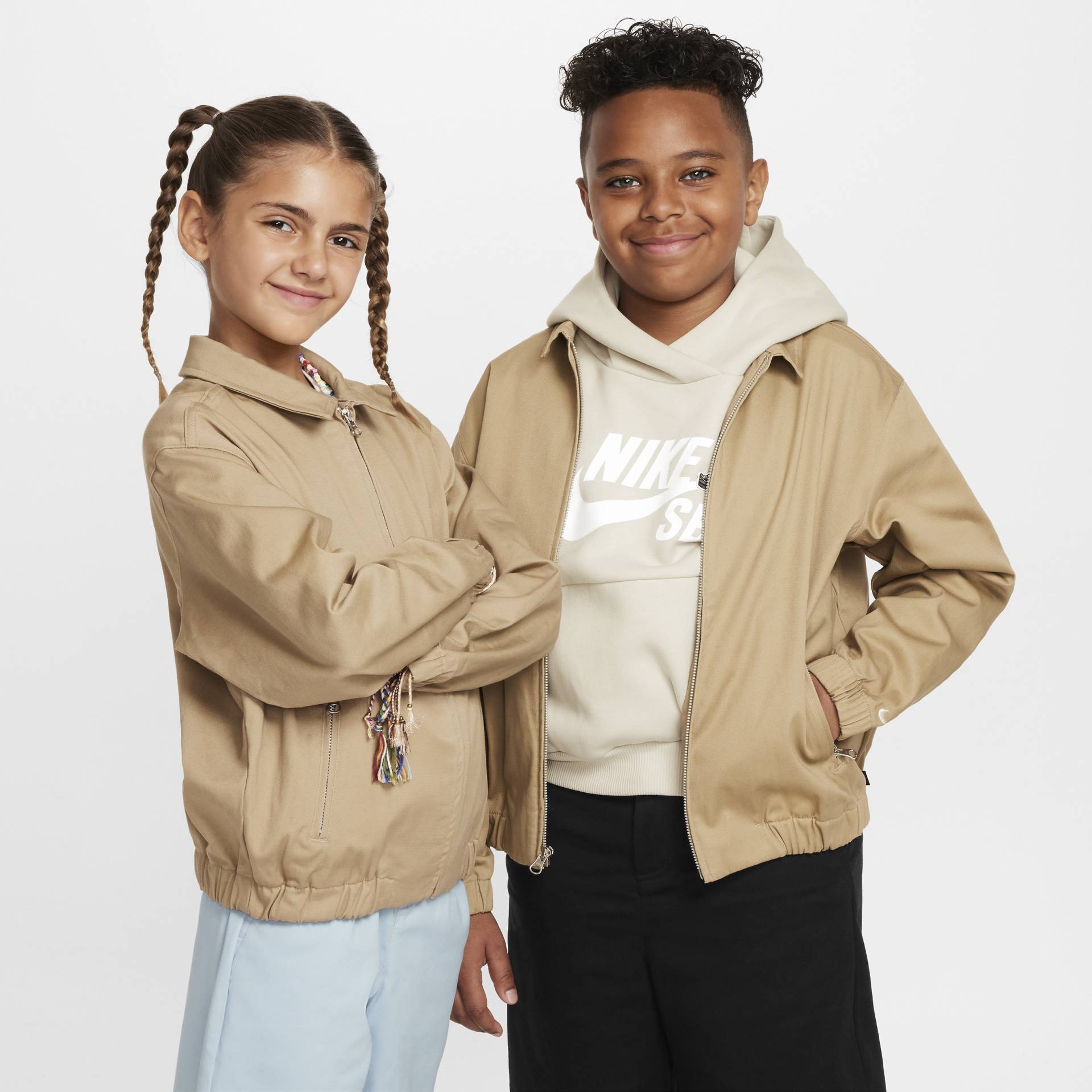 Nike SB Skate-Coach-Jacke für ältere Kinder - Braun von Nike