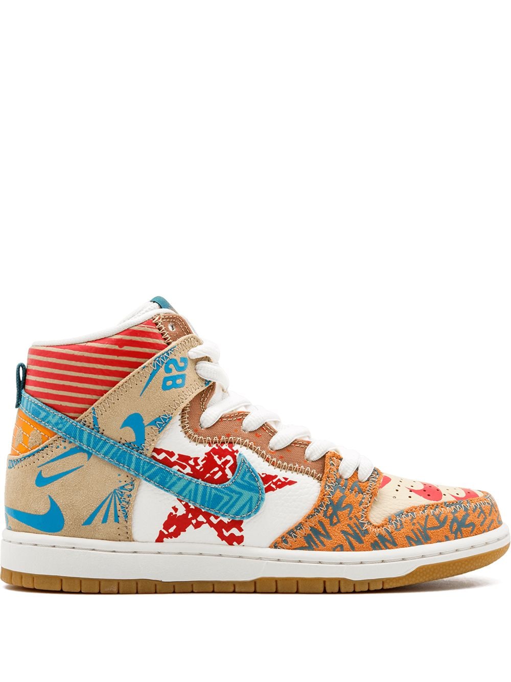 Nike 'SB Zoom Dunk High PREM' Sneakers - Weiß von Nike