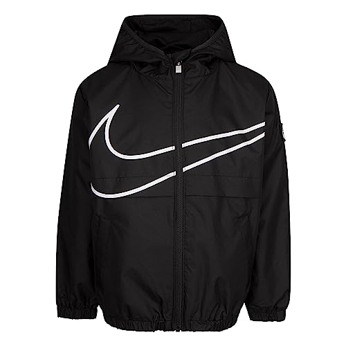 Nike SWOOSH WINDBREAKER JACKET 86H869-023, Schwarz , 6-7 Jahre von Nike