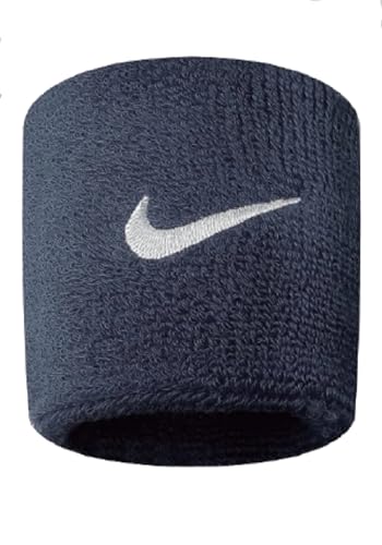 Nike SWOOSH WRISTBANDS 1302 416 obsidian/white - - von Nike