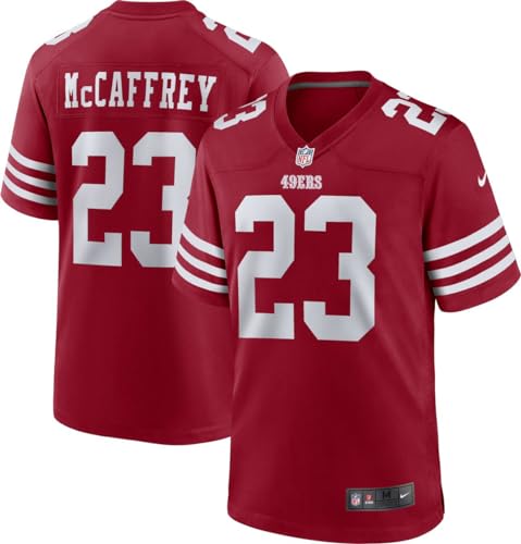 Nike San Francisco 49ers Home Jersey McCaffrey 23 Männer Trikot Multicolor L von Nike