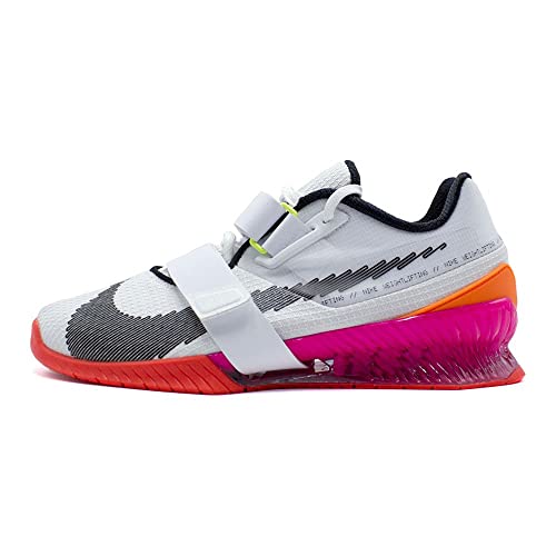 Nike Schuh ROMALEOS 4 Special Edition Crossfit Weightlifting US DJ4487-121, Weiß Fuchsia, 41 EU Stretta von Nike