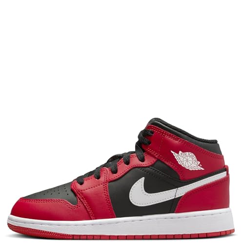 Nike Schuhe Air Jordan 1 Mid (GS) Code DQ8423-061, Rot Schwarz Weiß, 37.5 EU von Nike