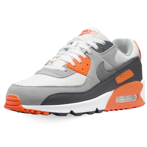 Nike Schuhe Air Max 90 Code DM0029-108, Orange Weiß Grau, 44 EU von Nike