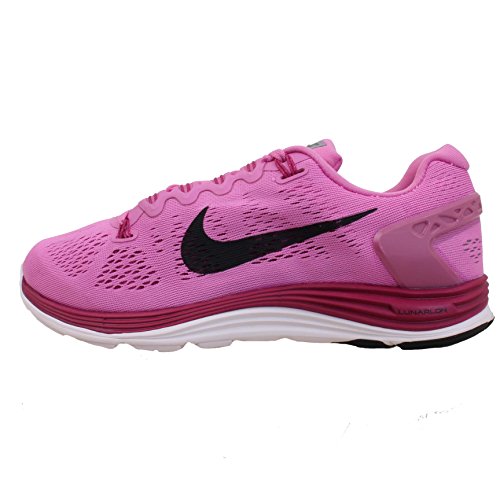 Nike Schuhe Kinder Jungen Damen Lunarglide+ 5 Rd VLT/blk pn-Brght MGNT-PRL p, Größe 5 von Nike