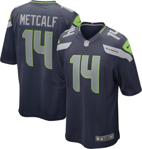 Nike Seattle Seahawks Game Jersey Metcalf 14 Männer Trikot Multicolor L von Nike