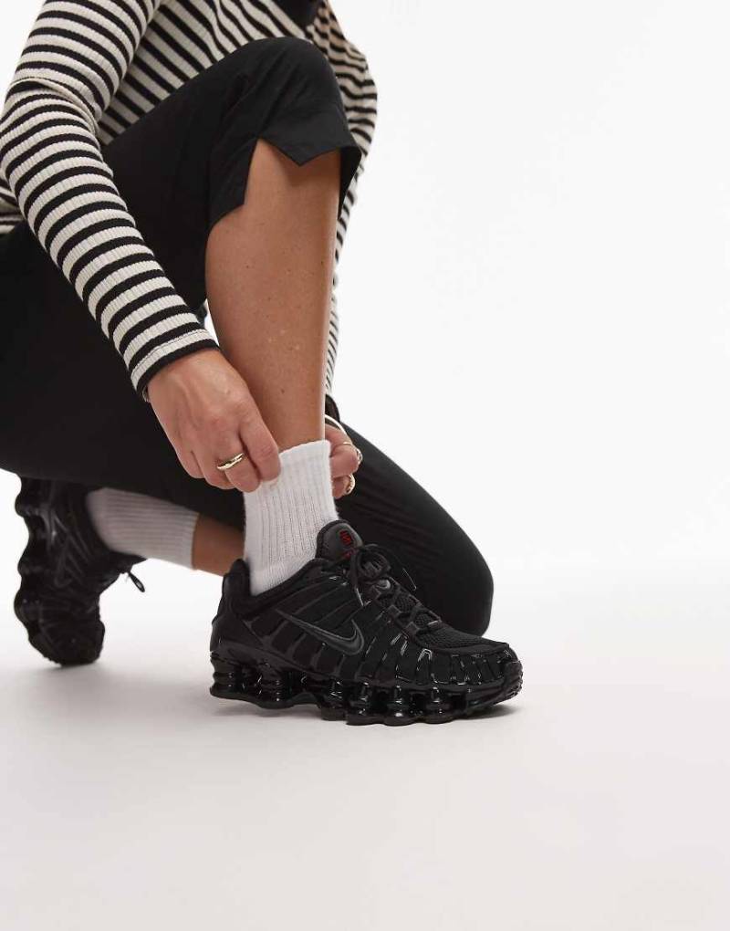 Nike - Shox TL - Unisex-Sneaker in Schwarz von Nike