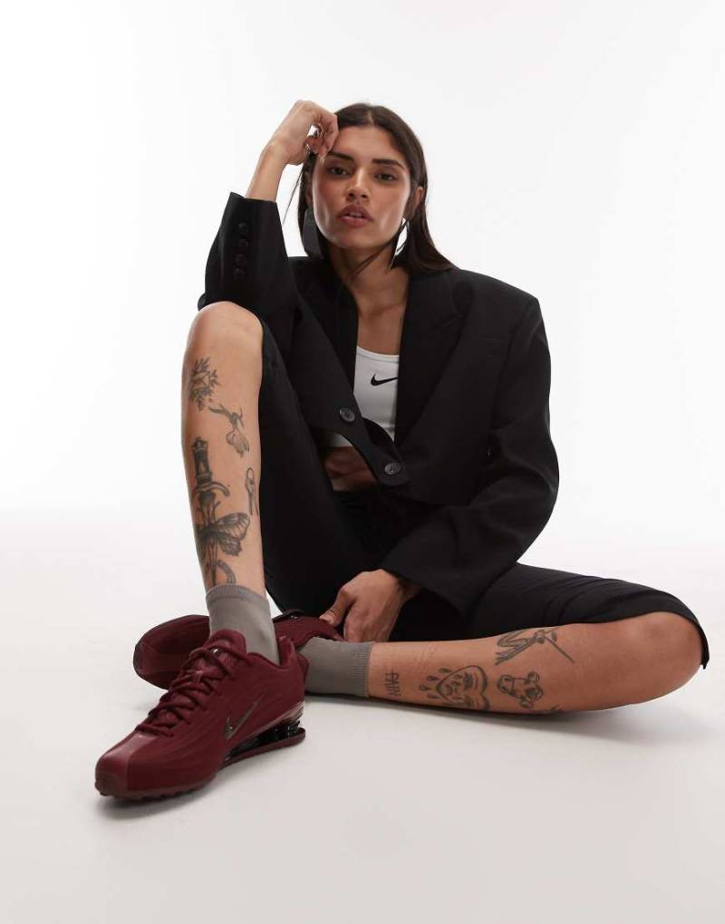 Nike - Shox Z - Sneaker in Burgunderrot von Nike