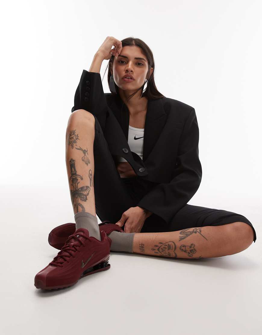 Nike - Shox Z - Sneaker in Burgunderrot von Nike