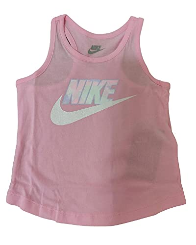 Nike Sleeveless Tank Top Graphic Top, Mädchen, Rosa, Rosa, 4-5 Jahre von Nike