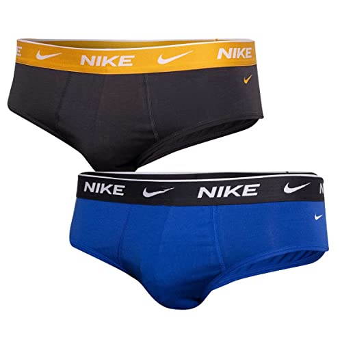 Nike Slip 2 Unterhosen für Herren Man Underwear Everyday Cotton Stretch Small S Blau Grau, blau grau, S von Nike