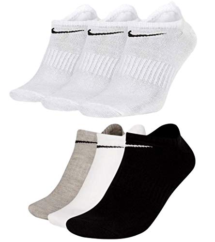 Nike Socken 6 Paar Sneakersocken Füßlinge Socken SX7679,3 Paar Weiss 3 Paar Bunt,34-38 von Nike