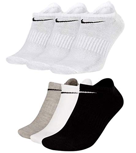 Nike Socken 6 Paar Sneakersocken Füßlinge Socken SX7685,3 Paar Weiss 3 Paar Bunt,38-42 von Nike