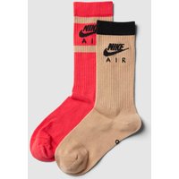 Nike Socken mit Label-Schriftzug im 2er-Pack in Camel, Größe 34/38 von Nike